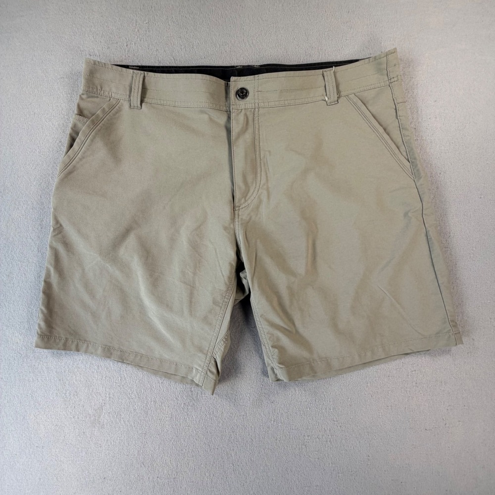 Kuhl Men's 40 Khaki Hiking Shorts 8" Inseam Outdoor Trail Stretch Performance